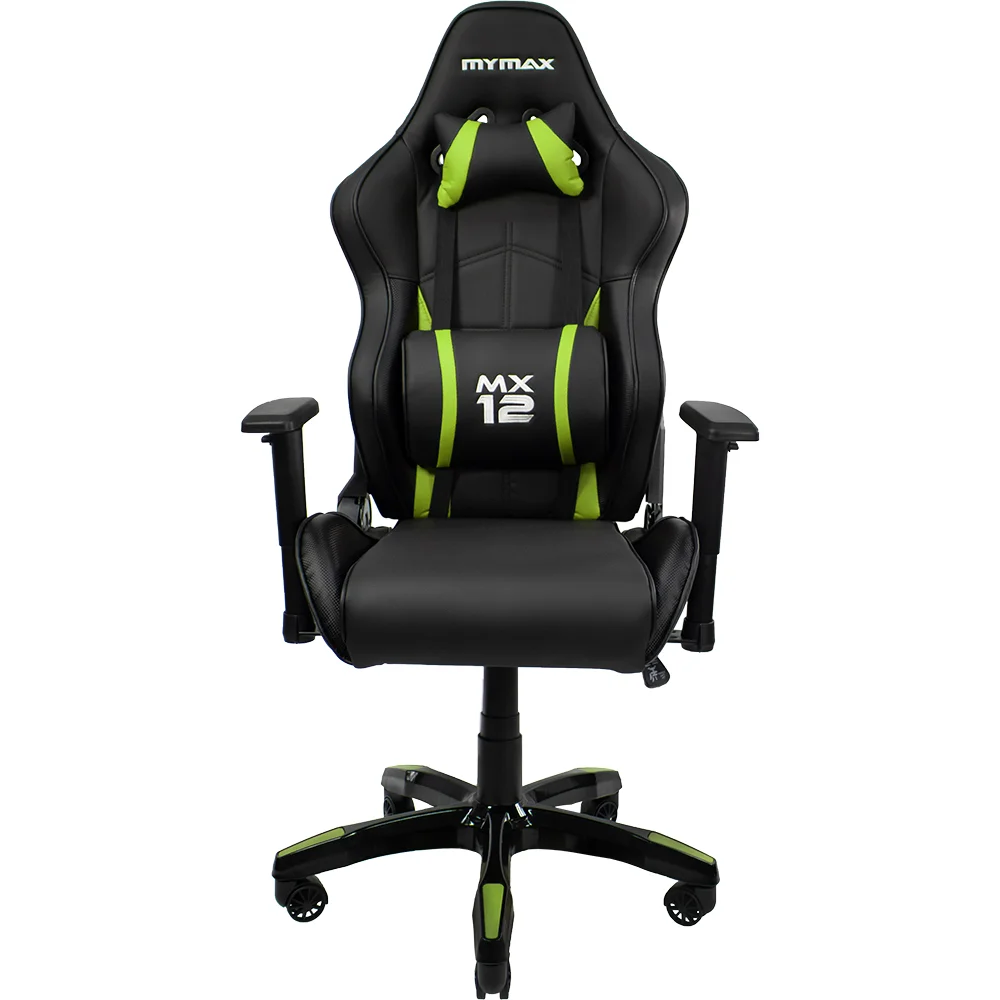 Cadeira Gamer Mx12 Giratoria PretoVerde Kabum Cadeira Gamer Mx12 Giratoria PretoVerde Kabum