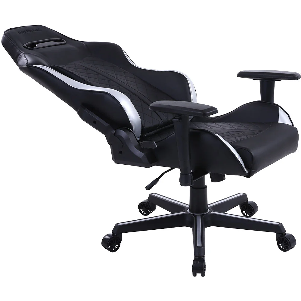 Imagem 4 de 5 do produto Cadeira Gamer Mymax Mx16, Giratória, Preto/Prata