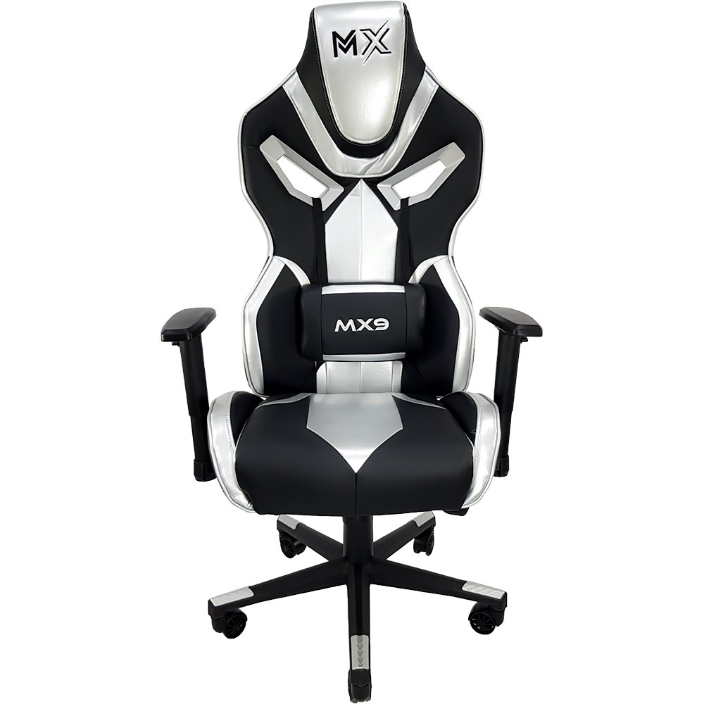 Cadeira Gamer Mymax Mx9, Giratória, Preto/Prata