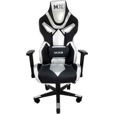 Cadeira Gamer Mymax Mx9, Giratória, Preto/Prata