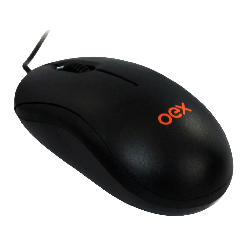 Mouse Oex, USB, Preto - MS103 Mouse Oex, USB, Preto - MS103