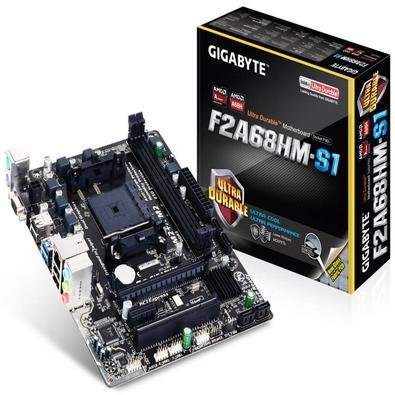 Placa Mãe Gigabyte AMD FM2+, Fm2, DDR3, USB3 - GA-F2A68HM-S1