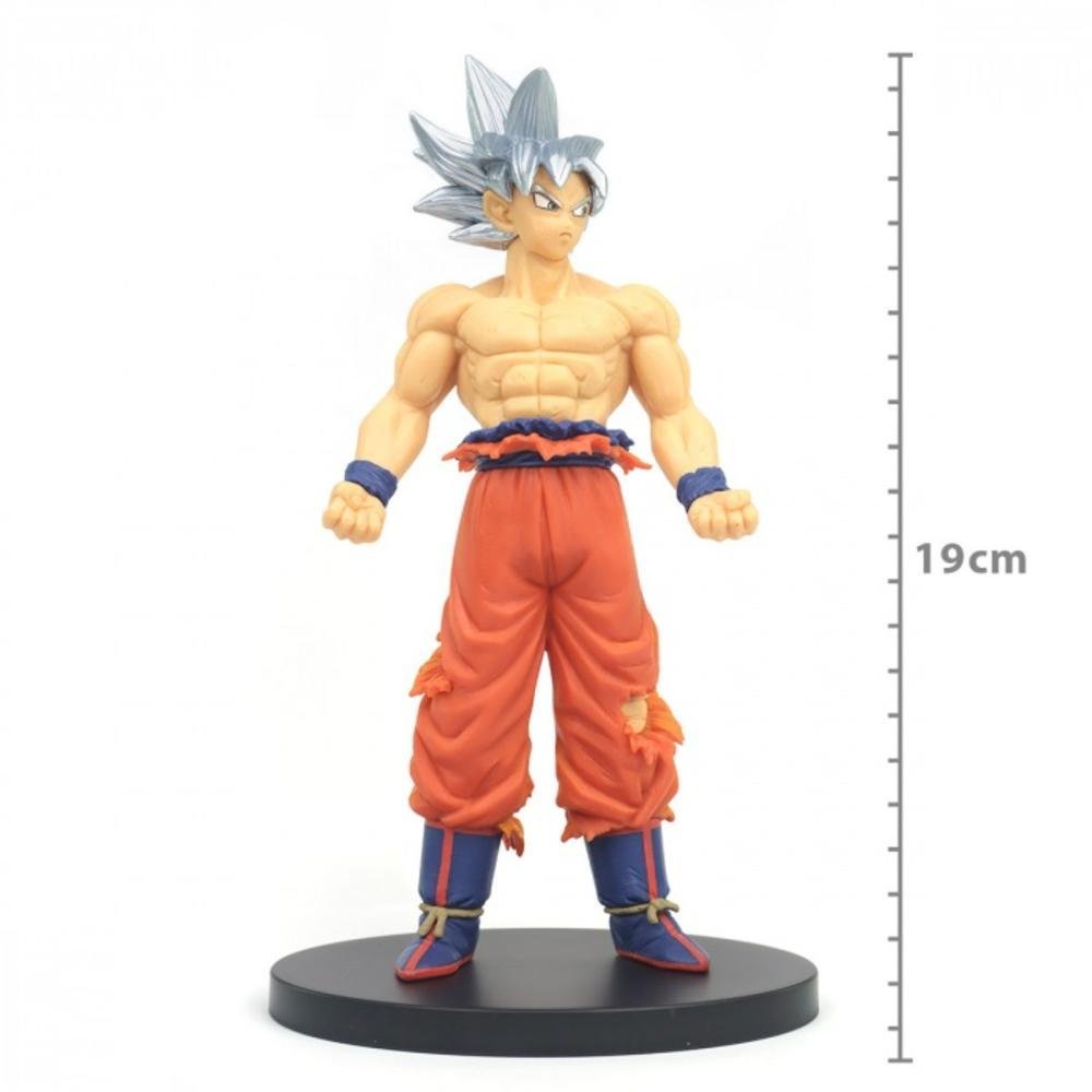 Brinquedo Boneco Goku Instinto Superior Cabelo Cinza Promoçã