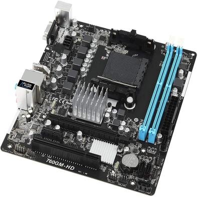 Placa Mãe Asrock (AM3), DDR3 - 760GM-HD
