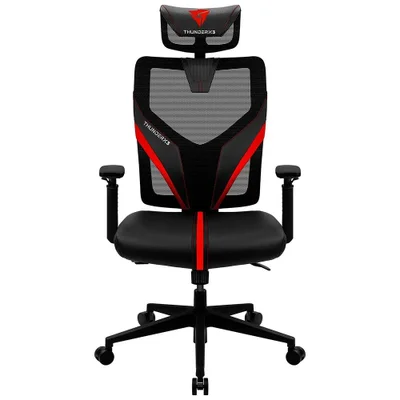 Cadeira Office Thunder X3 Yama1, Até 150kg, Ajustável, Ergonômica, Vermelho E Preto - 69675