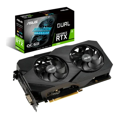 猫*様 GeForce RTX 2060 GD2060-6GERS2 Placa-de-V-deo-Asus-NVIDIA-