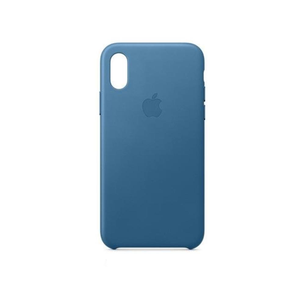 Capa Protetora Para Iphone Xs Max em Couro, Azul Cape Cold - Mtew2zm |  KaBuM!