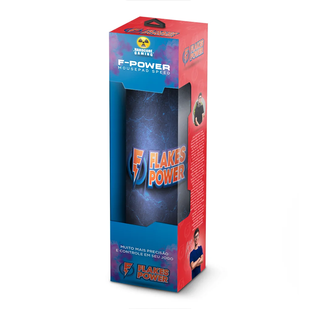 Imagem 3 de 5 do produto Mouse Pad Gamer Flakes Power Speed ELG, 36cm x 30cm - Flkmp001.