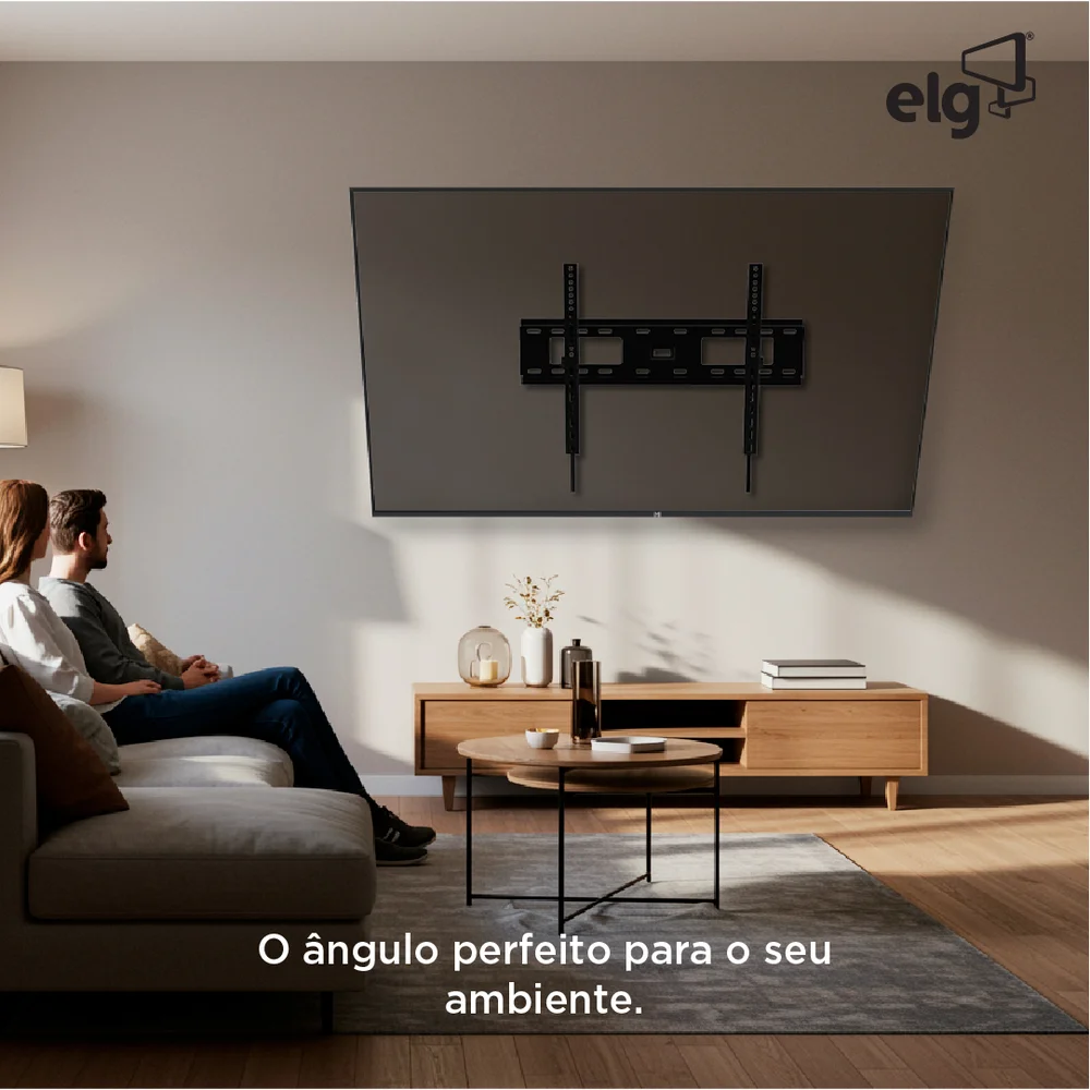 Imagem 3 de 5 do produto Suporte Para Tv/monitor - Fixo Inclinável Com Trava De Segurança - Elg A03v6