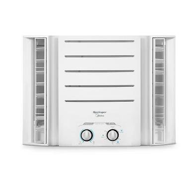 O Ar Condicionado Janela Springer Midea Duo Mecânico Só Frio 10.000 BTUs vem com dupla saída de ar para uma refrigeração mais eficaz , rápida e maior