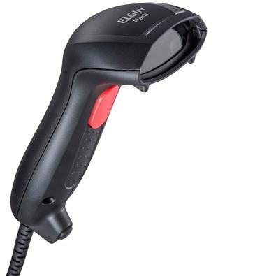 Leitor De Codigo De Barras, Elgin, Ccd Flash, Usb - Preto