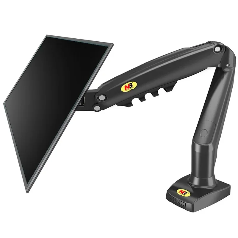 Imagem 3 de 5 do produto Suporte NB F80 Para Monitor De 17 Até 30", Articulado, De Mesa, Com Pistão A Gás