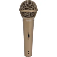 Microfone Dinâmico Leson, De Mão, Champanhe - LS58