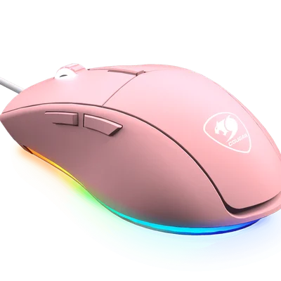 Mouse Gamer Cougar Minos XT Pink RGB 4000 DPI 6 Botões Programáveis 3MMXTWOP.0001