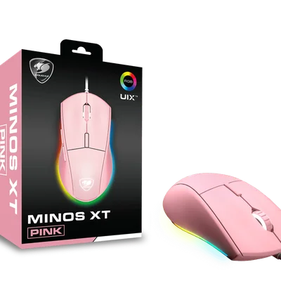 Mouse Gamer Cougar Minos XT Pink RGB 4000 DPI 6 Botões Programáveis 3MMXTWOP.0001 — foto 3