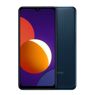 Smartphone Samsung Galaxy M12, 64GB, 4GB Ram, Câmera Frontal 48mp+5mp+2mp+2mp, Selfie 8mp, Tela 6.5", Preto