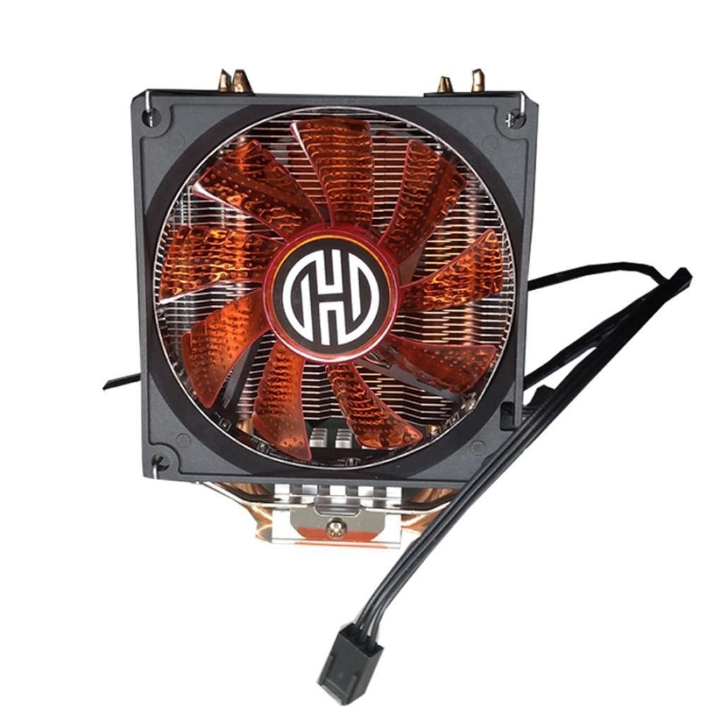Cooler Para Processador Hoopson, LED Vermelho, Intel e AMD - CL-190 4