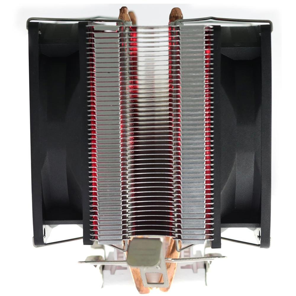 Cooler Para Processador Hoopson, LED Vermelho, Intel e AMD - CL-190 7