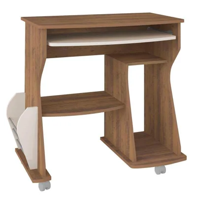 Mesa Para Computador 160 – Artely - Pinho / Off White - Pinho | Off White