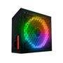 Fonte BRX Rainbow Series, 850W, 80 Plus Bronze, PFC Ativo, Bivolt, RGB, Com Cabo