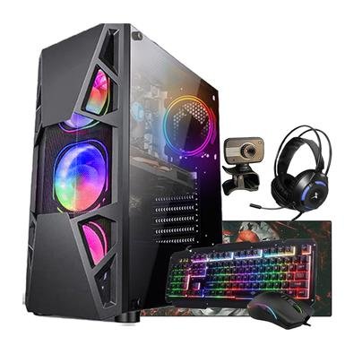Computador gamer com processador Intel Core i5, SSD 240Gb, HD de 1Tb, Fonte Real 750w, 8Gb de memória, Placa de vídeo GTX 1050 de 4Gb e monitor de 19