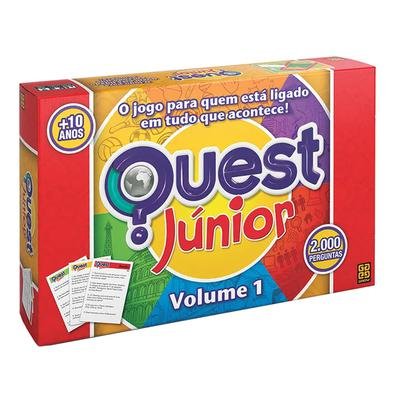 Nosso novo jogo de perguntas e respostas elaborado especialmente para a criançada! Quest Júnior traz 2.000 perguntas que desafiam o seu conhecimento s