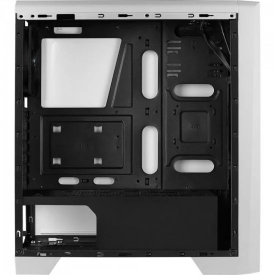Imagem 3 de 4 do produto Gabinete Gamer Aerocool Mid Tower, Rgb Cylon, Branco