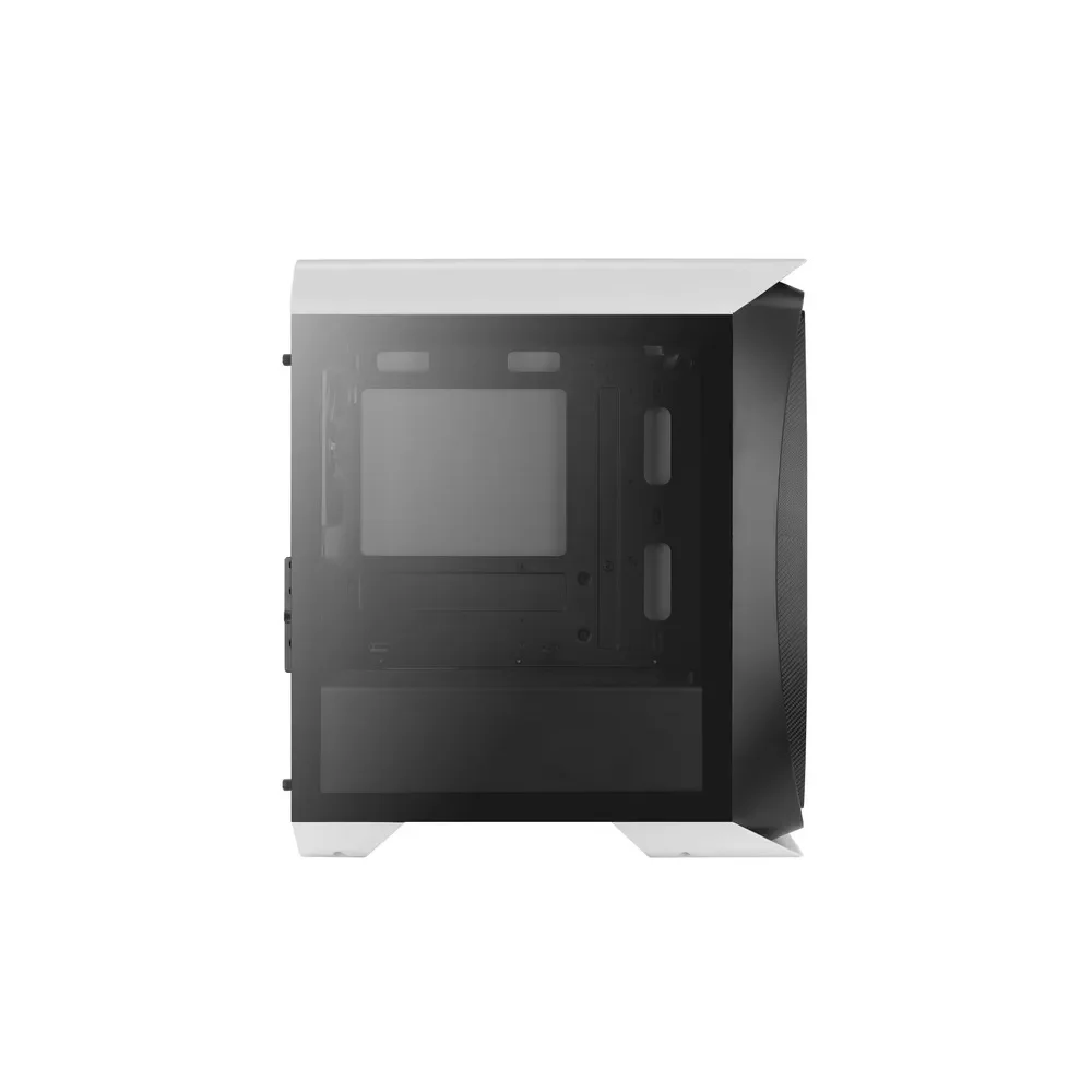 Imagem 2 de 5 do produto Gabinete Gamer Aerocool Mini Tower Aero One Mini, Lateral De Vidro, Branco
