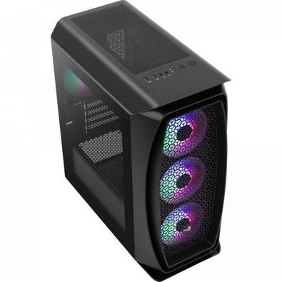 Gabinete Gamer Aerocool Mini Tower Aero One Mini Frost, PretoO Aero Mini Frost é um gabinete gamer premium, padrão mini tower. Esse modelo possuiu a l
