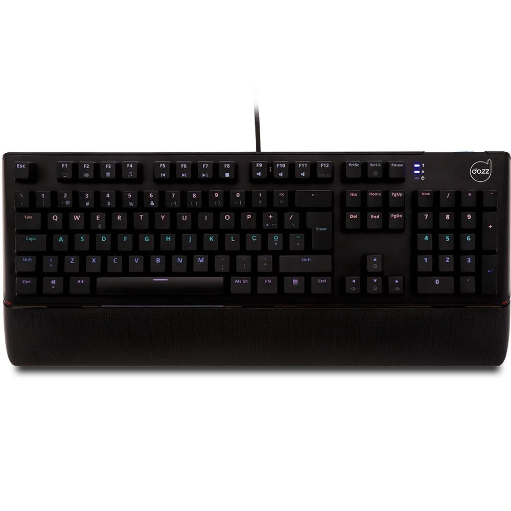 Teclado Mecânico Gamer Dazz Predator, RGB, Preto - 625309 Teclado Mecânico Gamer Dazz Predator, RGB, Preto - 625309