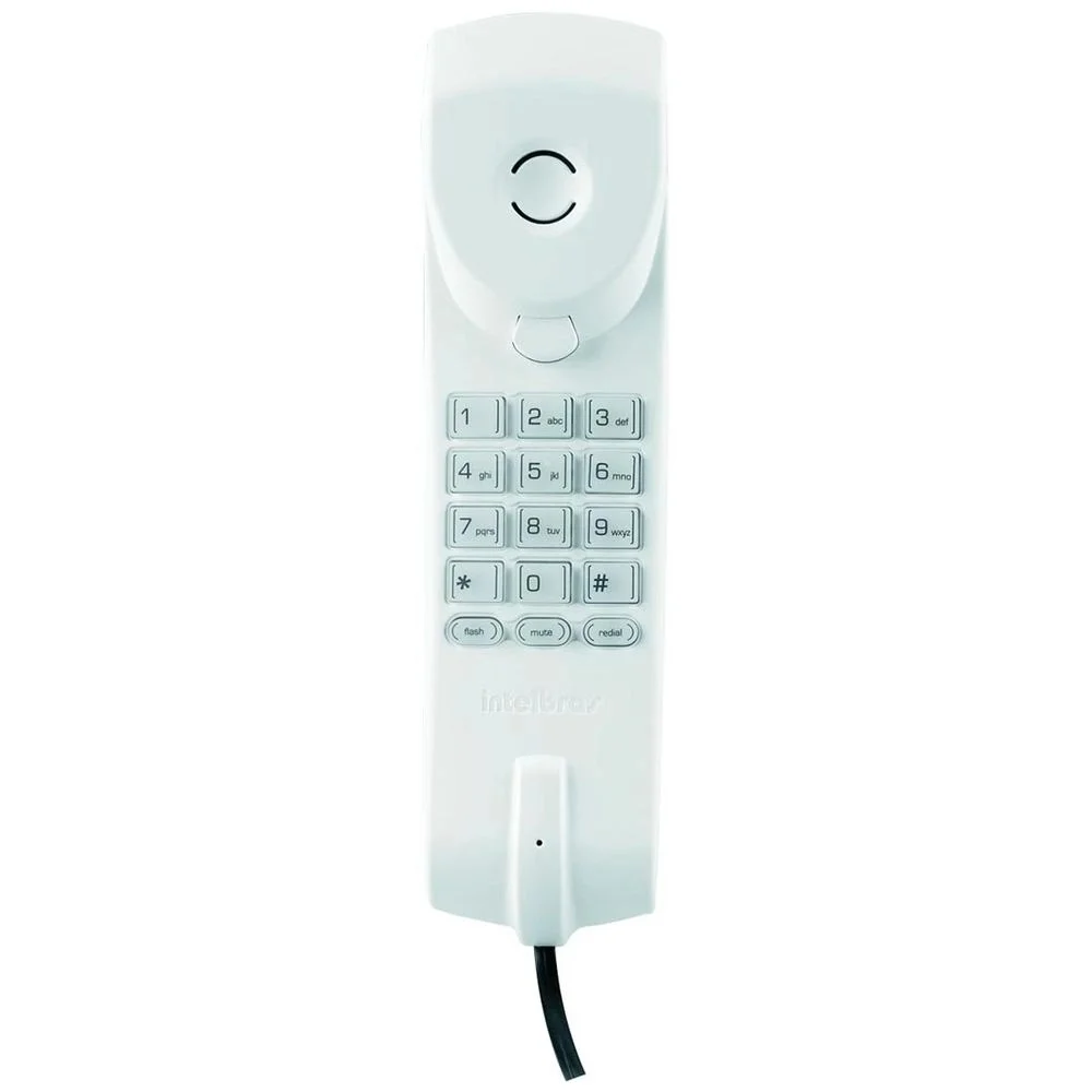 Imagem 4 de 5 do produto Telefone Fixo Com FIO TC 20, Cinza Ártico - Intelbras