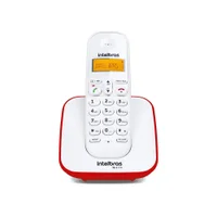 Telefone Sem Fio Digital Intelbras, Branco/Vermelho - TS 3110