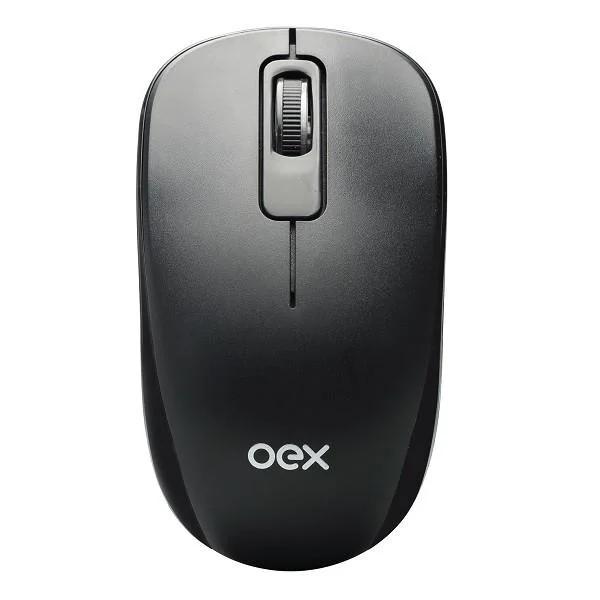 Imagem 4 de 5 do produto Kit Teclado e Mouse Wireless, OEX POP+ TM410, Teclas Arredondadas, ABNT2, 1600 DPI, Preto.