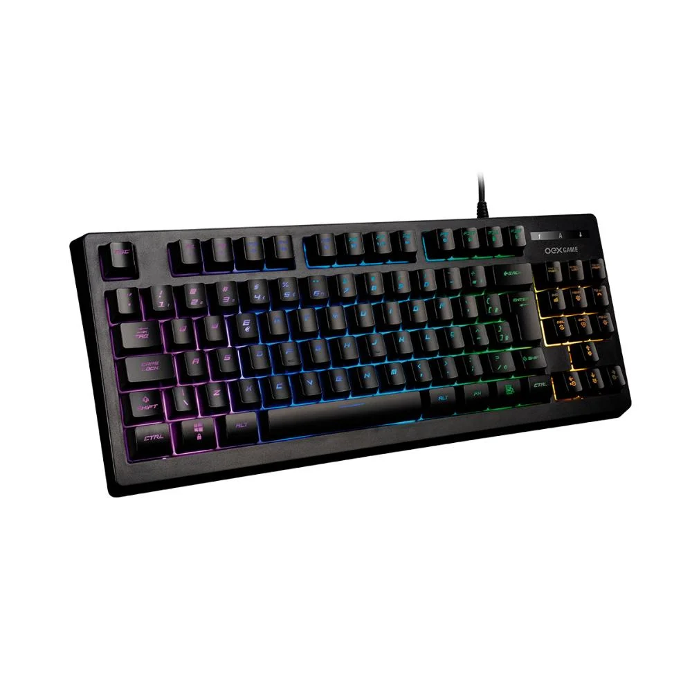 Imagem 3 de 5 do produto Teclado Gamer Oex Game Cobby, Led, ABNT2 - Tc206