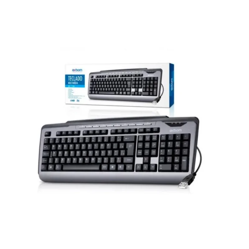 Imagem 3 de 5 do produto Teclado Multimidia Exbom - Bk-170m