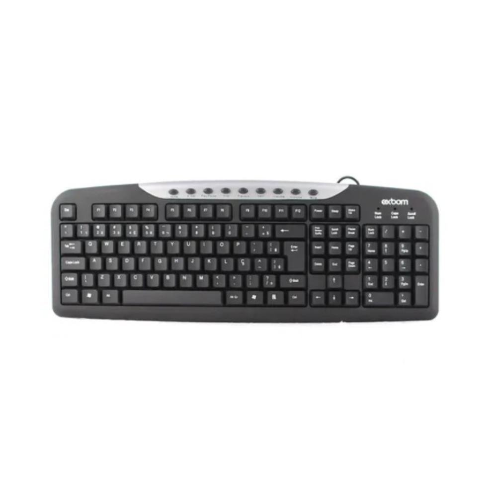 Imagem 3 de 4 do produto Teclado Multimidia Exbom - Bk-146m