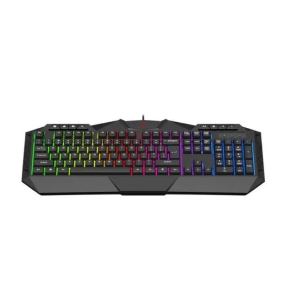 Teclado Gamer Mec Nico Profissional Lehmox Hyper Gt T Abnt Led Rgb