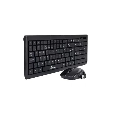 Kit Teclado E Mouse Sem Fio, KP-2012, 2.4ghz, Wireless, 1000DPI