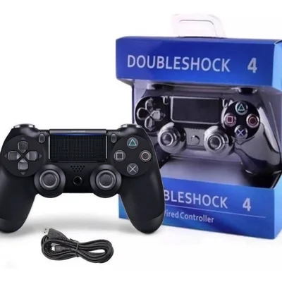 Controle Joystick para Ps4, Doubleshock, Sem Fio