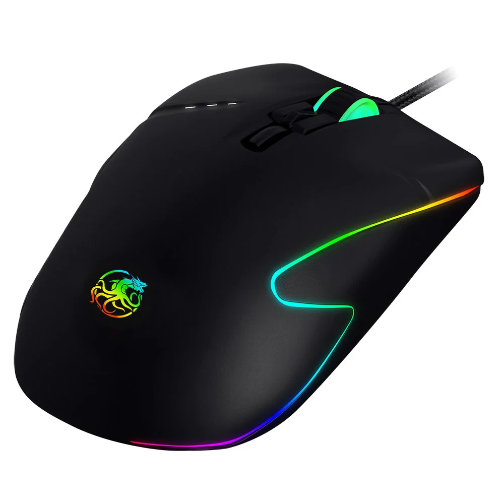 Imagem 2 de 5 do produto Mouse Gamer Draxen 16000dpi  Rgb Sensor Pmw3389 - Dn90