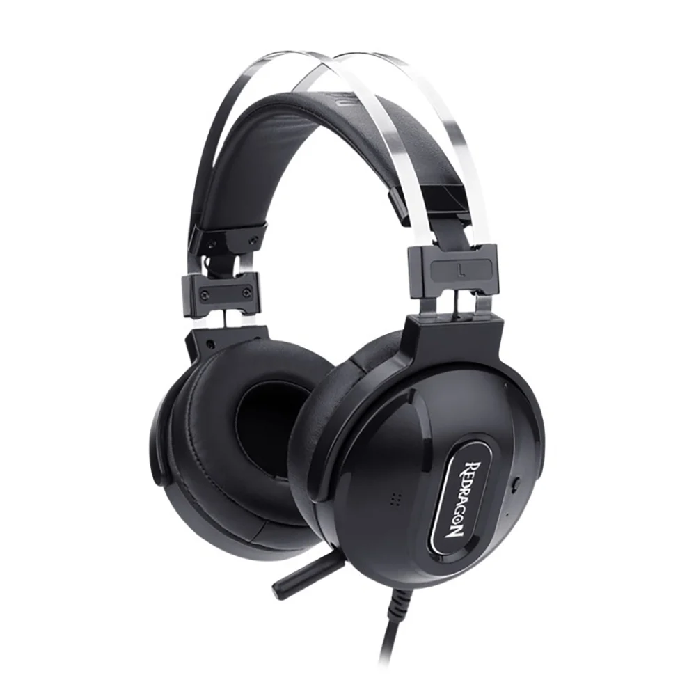 Headset Gamer Redragon Ladon 7.1, USB, Preto - H990 Headset Gamer Redragon Ladon 7.1, USB, Preto - H990