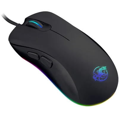 Mouse Gamer Draxen Dn60, Com Fio, RGB, 5000 DPI, Preto - Pmw3325