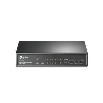 Switch 9 Portas Fast 10/100 (8 Portas Poe+) Tl-sf1009pDescrição: 9× Portas RJ45 10/100 Mbps 8× Portas PoE + transferem dados e energia via cabos indiv