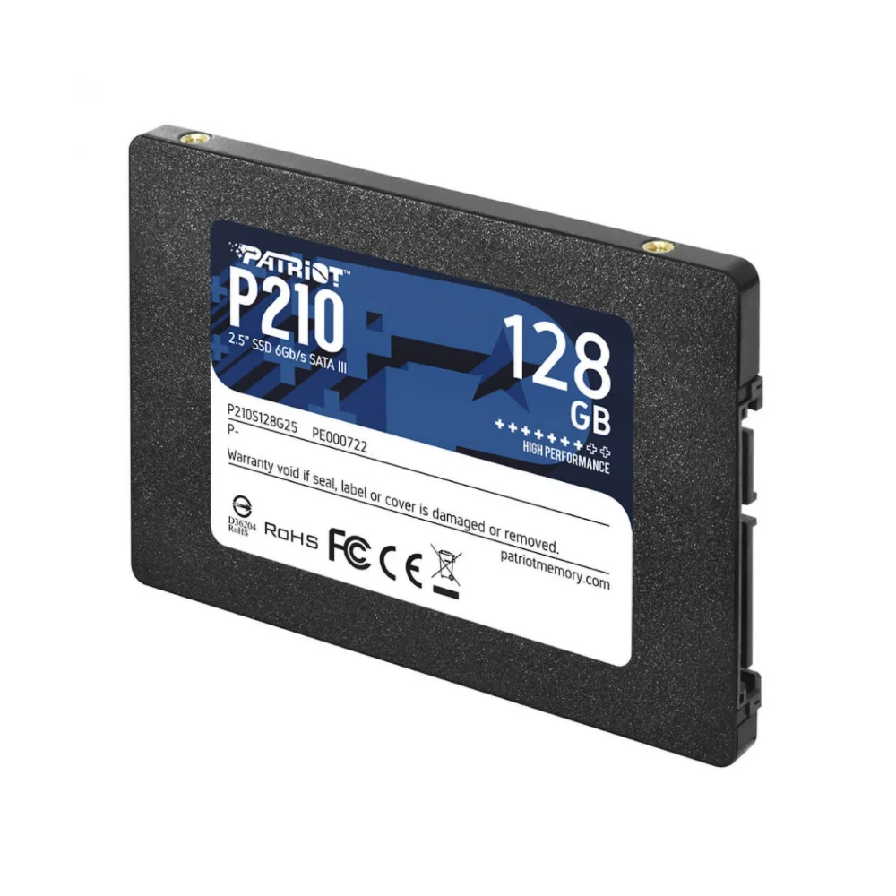 Imagem 3 de 5 do produto SSD Patriot P210s128g25 128GB 2.5" Sata 3 500mb/s Leit,  400mb/s Grav 120