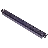 Regua Para Rack Ipec, 19 Pol, 1u, Calha De 12 Tomadas, 10a, Bivolt, Com Filto Linha, Cabo 1.10m