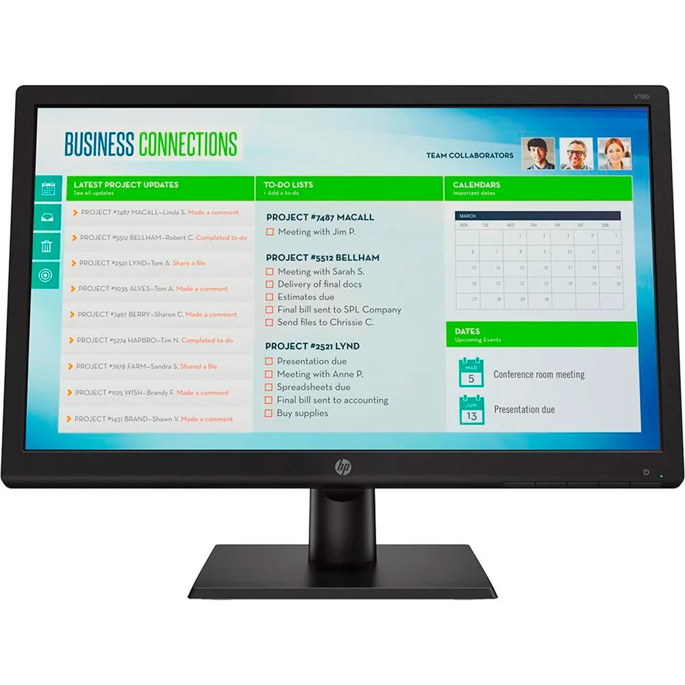 hp モニター Monitor HP V19B 185 HD LED 70KHz Vesa VGA KaBuM
