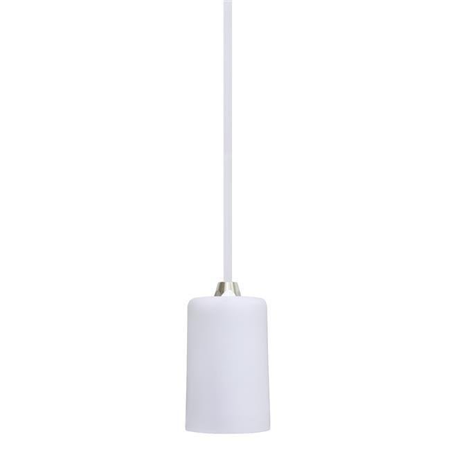 Luminária Pendente Taschibra Dot Metal 1xe-27 42w Branca Bivolt