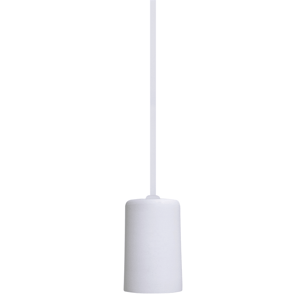 Imagem 2 de 2 do produto Luminária Pendente Taschibra Dot Metal 1xe-27 42w Branca Bivolt