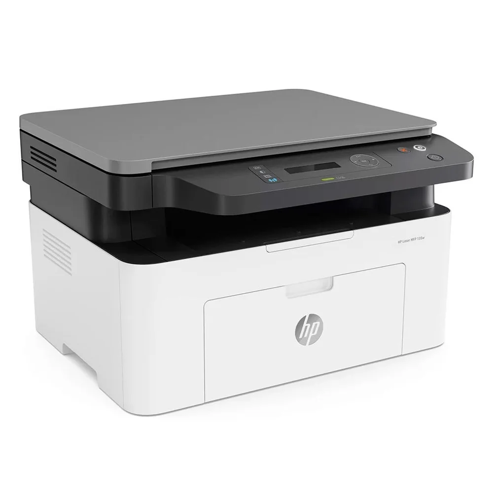 Imagem 2 de 5 do produto Impressora Multifuncional Laser HP MFP 135W, Mono, Wireless, 110V, Branca - 4zb83a