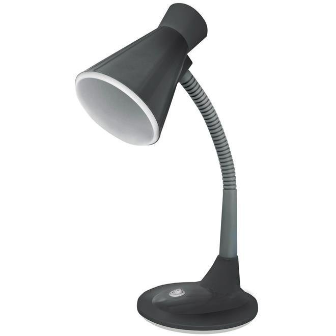 Luminária De Mesa Taschibra Tlm03 E27 Articulável Bivolt Cinza